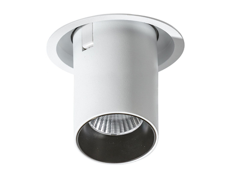 Oczko LUNA 15W DIMM WHITE Azzardo AZ2828 biały/czarny