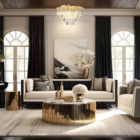 Milagro Lampa sufitowa MILANO fi 60cm 9xE14 ML1024 ZŁOTY