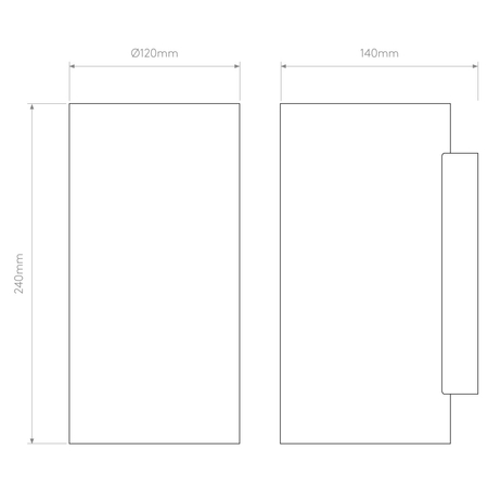 Kinkiet Astro Bologna 240 1287002 Gips