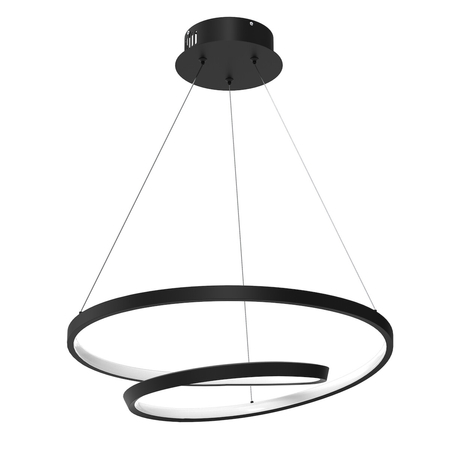 Milagro Lampa wisząca LUCERO BLACK 48W LED ML7948 CZARNY