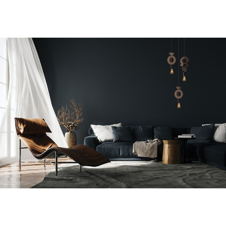 Lampa wisząca Nowodvorski DROPS WOOD C 11175 Ciemne drewno Czarny