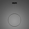 Lampa wisząca Ledowe Okręgi No.1 X 80cm 3k czarna Dali