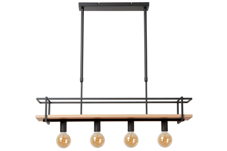 Lampa wisząca Lucide MILONGA 21432/04/30 czarny