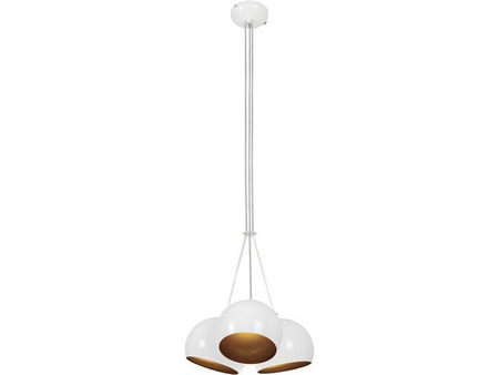 Lampa wisząca BALL WHITE - GOLD III zwis Nowodvorski 6603