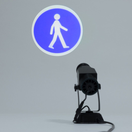 Szkiełko 1 kolor - Akcesoria do Projektorów Logo LED - Pieszy