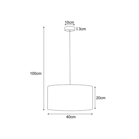 Lampa wisząca ZIMBO Kaja K-5221 czarny/złoty