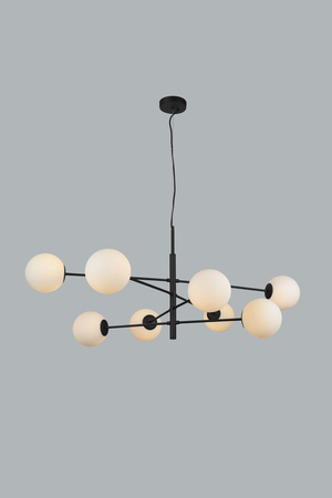 Lampa wisząca OVIEDO 8 BK/BK Azzardo AZ4422 czarny