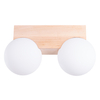 Sollux Lighting Plafon BULBO 2 naturalne drewno SL.1683