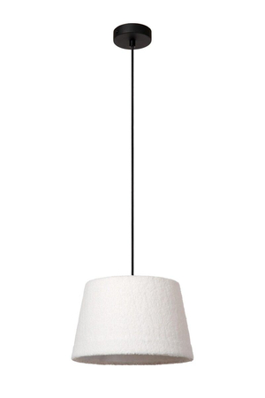 Lampa wisząca Lucide WOOLLY 10416/01/38 czarny/beżowy