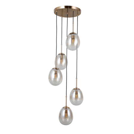 Lampa wisząca Italux PND-40825-5-GD Złoty