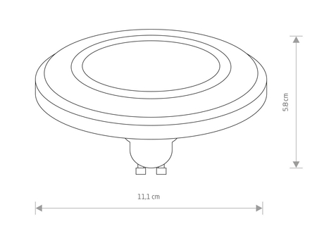Żarówka ES111 LED LENS 4000K 9214 Nowodvorski Lighting