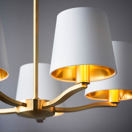 Endon Lighting Lampa wisząca 67734 biały/złoty