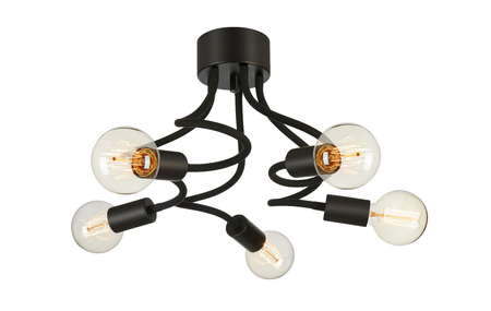 Lampa sufitowa Markslöjd MEDUSA 107931 czarny