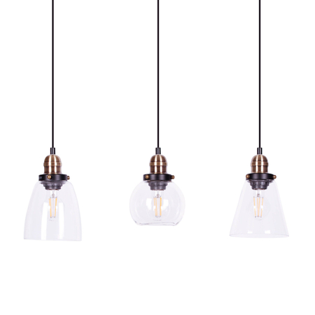 Lampa wisząca SAMANTA Kaja K-8036A-3 czarny