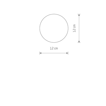 Klosz/Abażur CAMELEON SNOWBALL 120 Nowodvorski 10267 biały