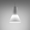 Lampa wisząca AQForm Modern Glass Flared GU10 Biały Struktura