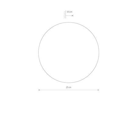 Kinkiet Nowodvorski RING TIMBER LED 11290 Ciemne drewno