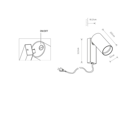 Kinkiet MONO Nowodvorski 7787 biały