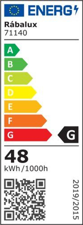 Lampa sufitowa Rabalux Nilin 71140 czarny