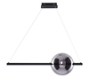Lampa wisząca SANDRA 1 BLACK Azzardo AZ3351 black / chrome