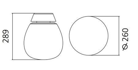 Kinkiet/plafon Artemide 1818010A Empatia 26 LED