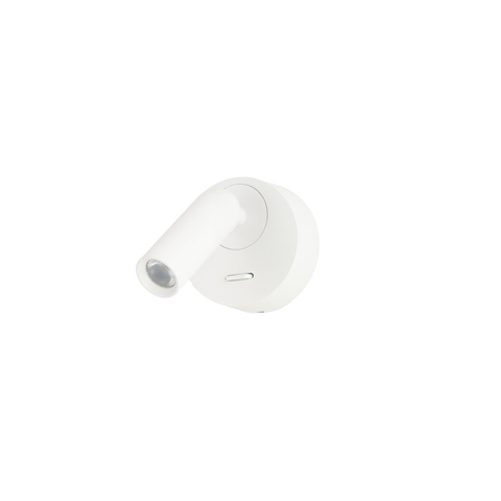 Kinkiet Azzardo LUGANO ROUND WALL WH AZ5627 WHITE