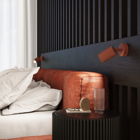 Sollux Lighting Plafon KARBON 40 ochra czerwona SL.1628