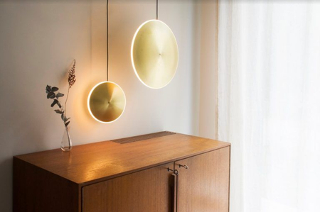 Lampa wisząca Graypants GP-286-a LED Chrona Dish17v brass