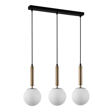 Lampa wisząca Italux PND-2324-3L GD+OPA Ravena