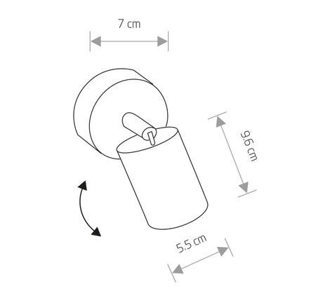 Oprawa oświetleniowa Nowodvorski 6014 Eye Spot white I