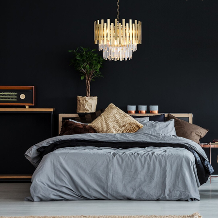 Milagro Żyrandol ASPEN GOLD 6xE14 ML5999 ZŁOTY