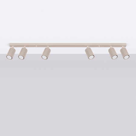 Sollux Lighting Plafon KARBON 6L taupe SL.1766