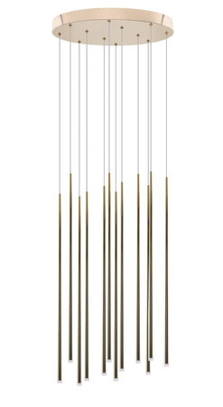 Lampa wisząca LOUISE 12 GO Azzardo AZ3420 biały/złoty