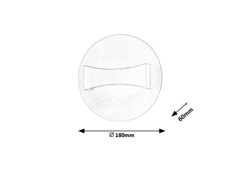 Kinkiet Rabalux Neville 1437 biały matowy