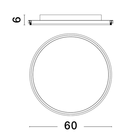 Lampa sufitowa Luces Exclusivas ACALA - czarny mat LE43325