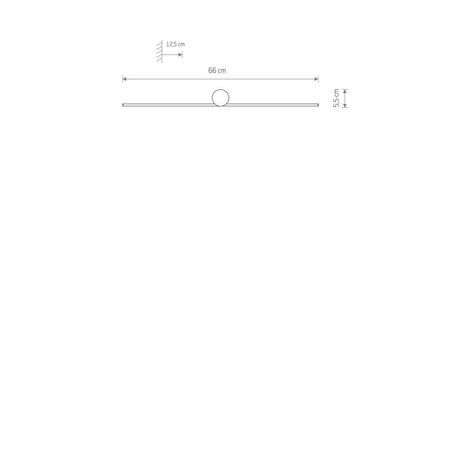 Kinkiet SPIN LED S Nowodvorski 10368 czarny