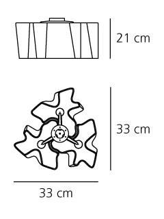 Plafon Artemide 0645020A Logico Micro 3x120°