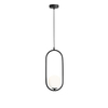 Lampa wisząca RIVA BLACK Aldex 1086G1 czarny
