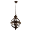 Żyrandol Elstead Lighting Adams brąz FE-ADAMS-3P-BRZ