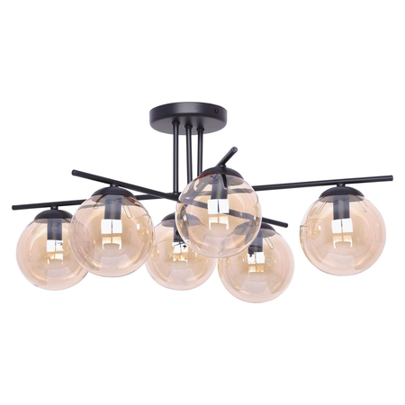 Lampa sufitowa DELTA Kaja K-5162 bursztynowy