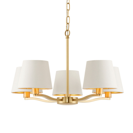Endon Lighting Lampa wisząca 67734 biały/złoty