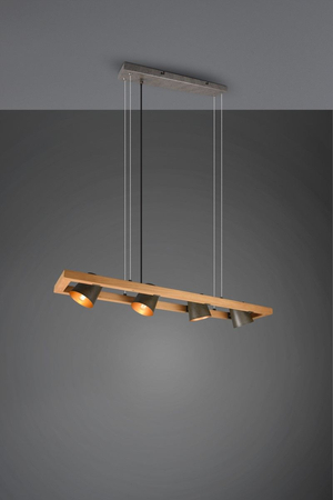 Lampa wisząca Trio 301900467 srebrny