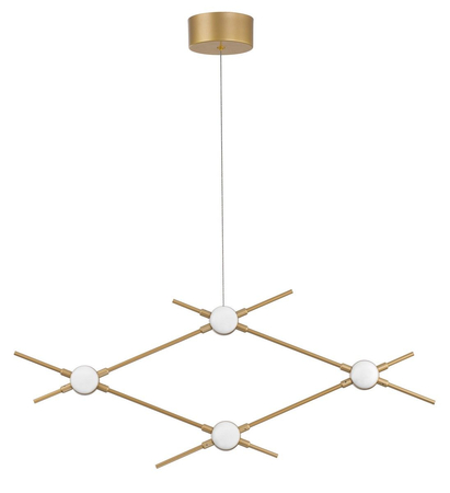 Lampa wisząca Luces Exclusivas AZUL LE41329 złoty