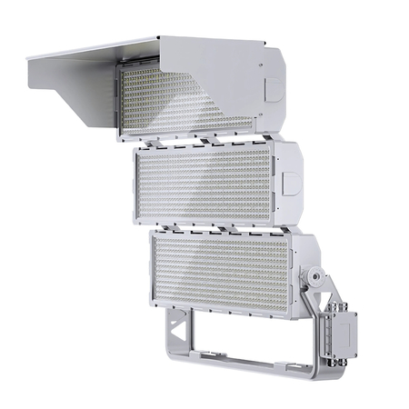 Wysokomasztowa lampa LED Greenie Mastray P50 1500W 170lm/W do precyzyjnego oświetlenia dużych powierzchni 5000K