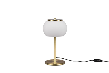 Lampa stołowa Trio 542010108 biały/złoty