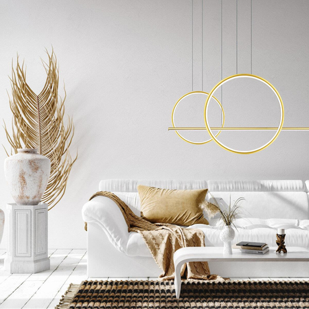 Lampa wisząca Linea No.4 60/40cm złota 4k