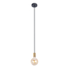 Lampa wisząca Maxlight P0398 czarny/złoty