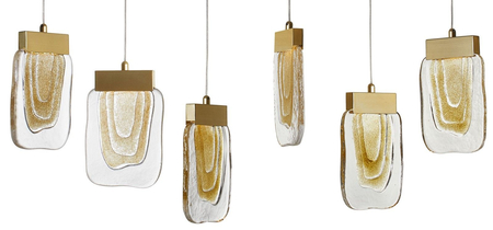 Lampa wisząca Luces Exclusivas ARAGUA LE41860 złoty