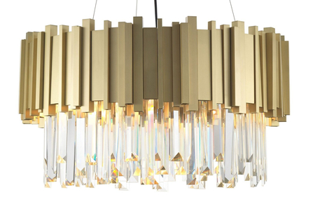 Lampa wisząca Luces Exclusivas CALARCA LE42283 mosiądz