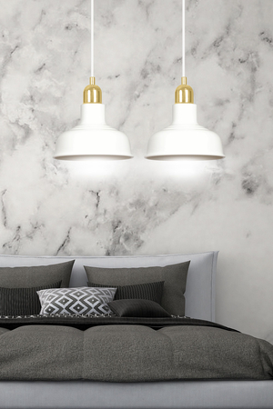 Lampa wisząca IBOR 2 WHITE Emibig 1043/2 biały